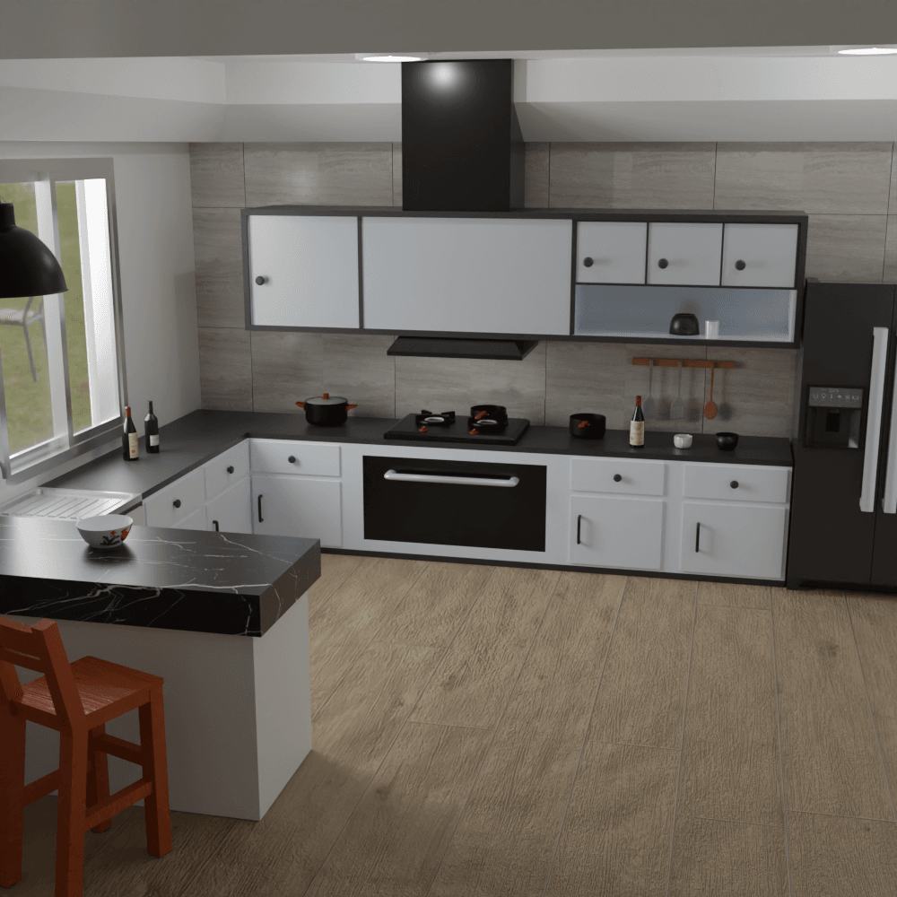 Modern Kitchen Visualization