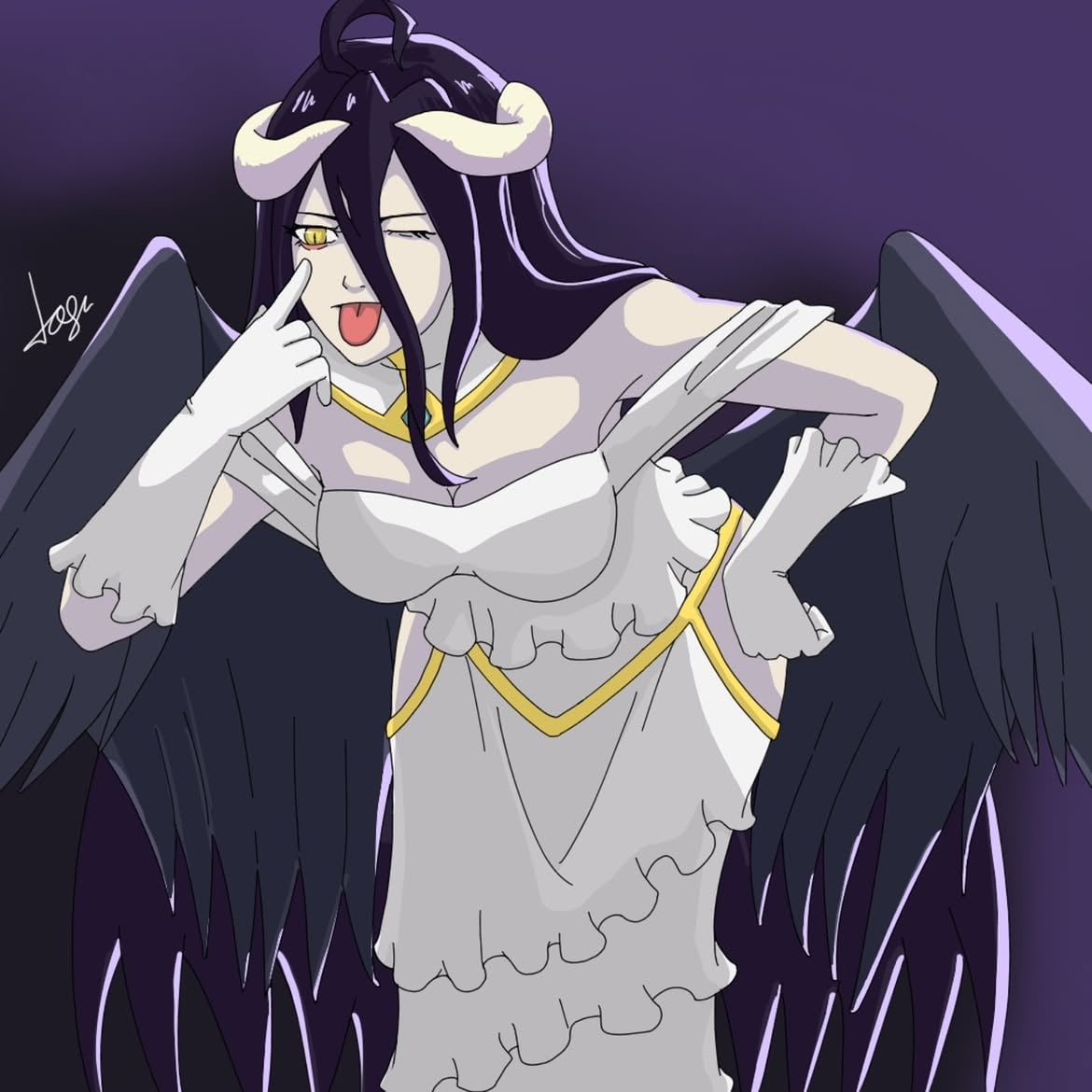 Albedo Overlord Fan Art