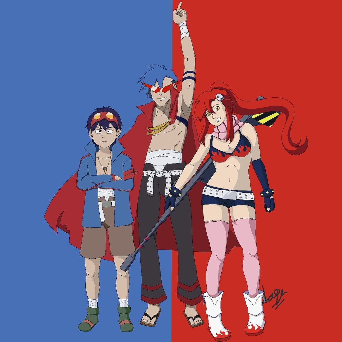 Gurren Lagann Fan Art